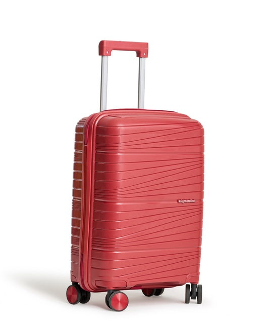 Maroon Expedition 24" Check-In Medium Luggage – Lightweight, Durable Hard Shell Suitcase with Spinner Wheels