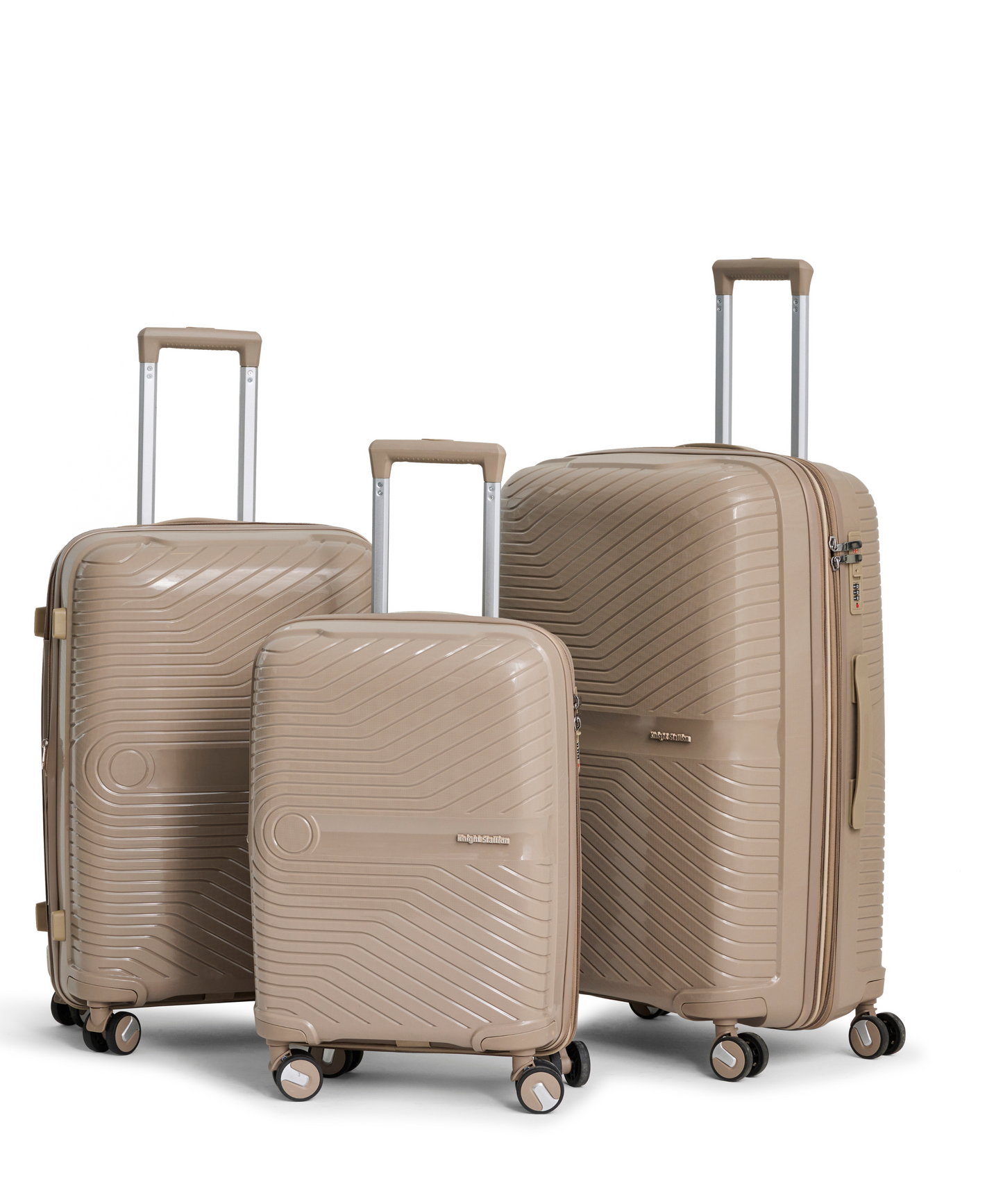 Mocha Drift – Travel-Ready Hard Shell Luggage