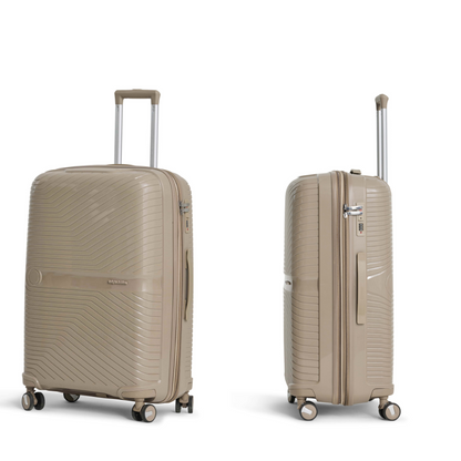 Mocha Drift – Travel-Ready Hard Shell Luggage