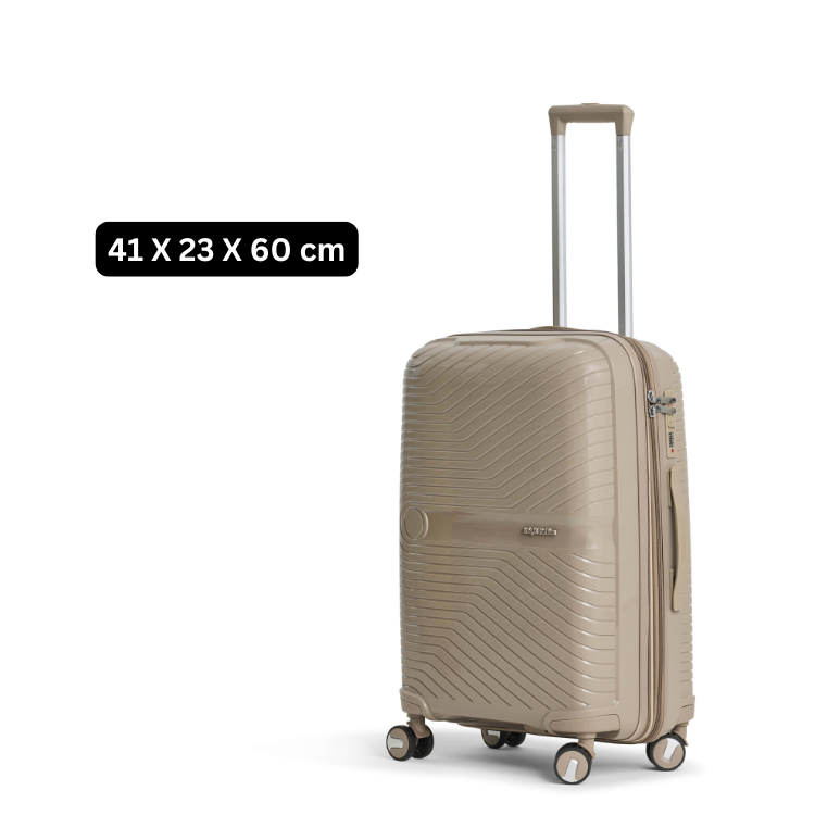 Mocha Drift – Travel-Ready Hard Shell Luggage